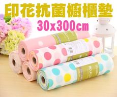 印花抗菌櫥櫃墊 30x300cm 日系防水防滑抗菌墊 抽屜墊 萬用墊 衣櫃墊