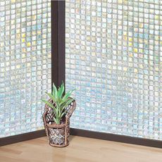 日本MEIWA抗UV可變色節能靜電窗貼 (馬賽克) - 92x100公分