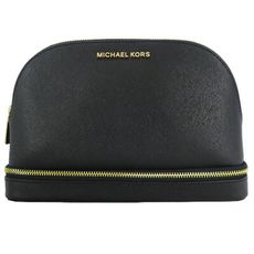 MICHAEL KORS GIFTABLES 拉鍊刷具夾層貝殼化妝包