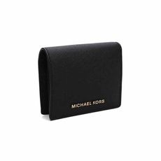 MICHAEL KORS雙折錢包（名片夾款）32T4GTVF2L BLACK黑色 (現貨)