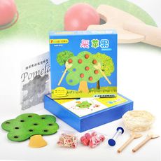 【funKids】兒童-木製蒙特梭利採蘋果桌遊
