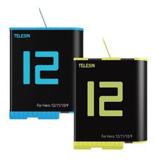 TELESIN泰迅 1750mAh大容量電池盒 適用GoPro Hero 9/10/11/12運動攝