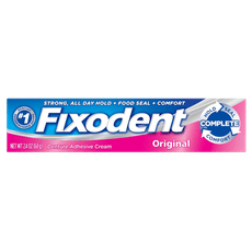 【美國 Fixodent】假牙黏著劑-原味(2.4oz/68g)