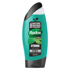 【Radox】活氧運動沐浴乳-薄荷+茶樹精華(250ml)