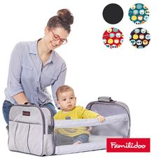 【Familidoo 法米多】媽媽包睡床 大容量包包 親子包 多功能親子外出包 尿布 奶瓶收納包