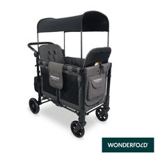 【WonderFold】W2 Elite 菁英多功能雙人座嬰兒推車 嬰兒車 寵物推車 露營車