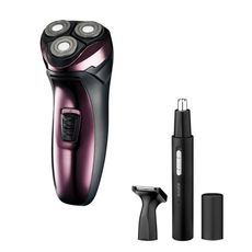 免運 KINYO 3D立體浮動三刀頭充電式刮鬍刀+充電鼻毛修容組 KS-502+CL-618