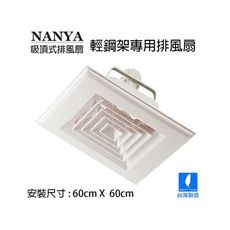 免運 NANYA南亞牌 輕鋼架型通風扇/排風扇/換氣扇(110V) 台灣製 EF-600