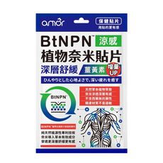 免運 麗臺 Amor BtNPN植物奈米貼布(六片裝)薑黃素增量版 8ZD1 台灣製