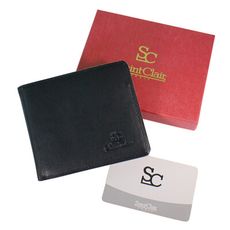 免運 聖克萊巴黎Saint Clair NAPPA牛皮附中頁短夾 Z7803-1