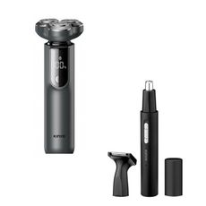 免運 KINYO 3D立體三刀頭極速快充水洗刮鬍刀+充電鼻毛修容組 KS-507+CL-618