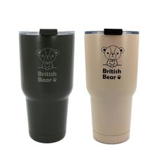 免運 英國熊 超真空斷熱冰壩杯(顏色隨機出貨) 950ml BC-0060
