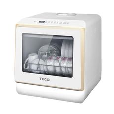 免運 TECO東元 3D全方位洗烘一體全自動洗碗機5L  XYFYW-5002CBG/W