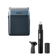 免運 KINYO 充插兩用口袋俐落往復式刮鬍刀+充電鼻毛修容組 KS-510+CL-618