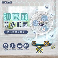 【HERAN禾聯】奈米銀抑菌循環扇 HAF-08SH31B 8吋電風扇【JHome+】