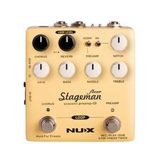 分期免運 NUX Stageman Floor 木吉他 前級 DI 效果器 Preamp DI