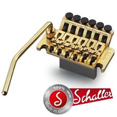 [分期免運] schaller floyd rose 電吉他鍍金色大搖座整組(大搖桿系統) 唐尼樂器