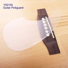 y00104 水滴型 木吉他 民謠吉他 自黏 透明防刮護板 pickguard[唐尼樂器] - 圖片