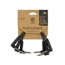 Planet Waves CGTP-305 Classic 電吉他 bass 效果器短導線組(3條/