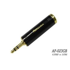 stander ap-023bg 6.3mm 母轉 3.5mm公轉接頭(大轉小)吉他導線進電腦錄音