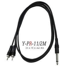 ☆唐尼樂器︵☆台製 Stander Y-PR-11 Y Cable Y型線 6.3mm 立體聲 轉