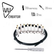 IVU CREATOR POK-02 免焊接 單顆效果器短導線組(3米線/L頭10個)