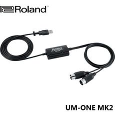 公司貨免運 Roland UM-ONE MK2 MIDI USB 錄音介面 錄音卡 連接[唐尼樂器]