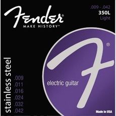 fender 350l 09-42 不鏽鋼電吉他弦[唐尼樂器] - 標準