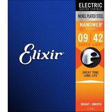 Elixir Nanoweb 12002 (09-42) 薄膜 防鏽鍍膜 電吉他弦 [唐尼樂器]