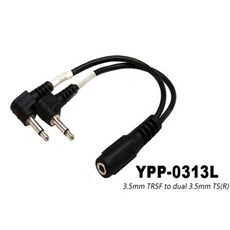 stander y-pp-0313l 3.5mm 立體聲母頭轉 3.5mm 左右公頭音源訊號分接線[