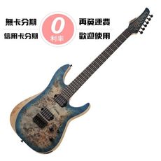 ☆唐尼樂器︵☆分期免運 Schecter Reaper-6 Skyburst 天空漸層 原木樹瘤 無