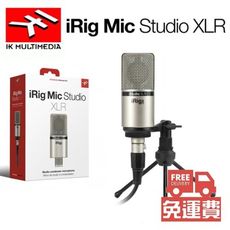 ik multimedia irig mic studio xlr 大震膜 電容式 麥克風 唐尼樂器