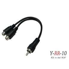 stander y-rr-10 rca 梅花 公頭 轉兩個 rca 母頭 音源訊號分接線[唐尼樂器]