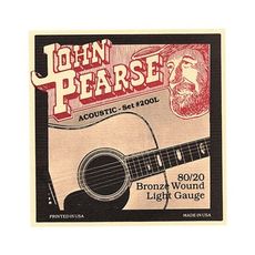 ☆唐尼樂器︵☆弦類任三包免運 John Pearse 200L (12-53) 木吉他 民謠吉他 8