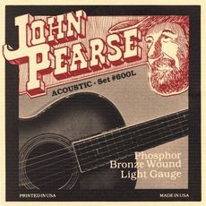 [任三包免運] john pearse 600l (12-53) 木吉他 民謠吉他 磷青銅弦 [唐尼