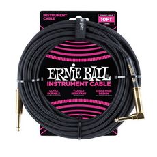 Ernie Ball 編織系列 3米 一直一L 導線 吉他 Bass 鍵盤 高傳真 低雜訊 唐尼樂器