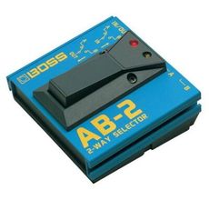 Boss AB-2 2-Way Selector 兩音路訊號切換踏板電吉他單顆效果器 [唐尼樂器]