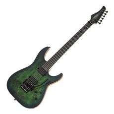 [分期免運] schecter c-6 fr pro aqb 漸層透明綠 原木樹瘤 無搖座 電吉他