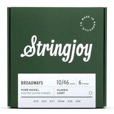 美國 手工 Stringjoy 10-46 11-48 BROADWAYS 純鎳 電吉他弦