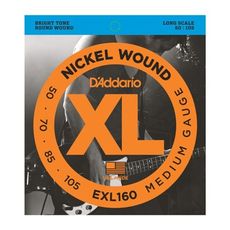 ☆唐尼樂器︵☆美國製 D'Addario EXL160 (50-105) Bass 4弦套弦