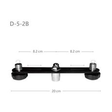 ☆唐尼樂器︵☆ Stander D-5-2B 麥克風一轉二輔助架 可架二支麥克風(直播 錄音 收音