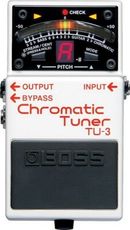 BOSS TU-3 CHROMATIC TUNER 電源供應 地板式 調音器 TU-3[唐尼樂器]