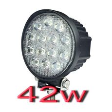 42W LED車燈 聚光 12V~24V   貨車霧燈 日行燈 白鐵底座