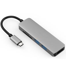 Type C HUB 多功能 HDMI 集線器 2埠USB Micro SD 讀卡 MacBook