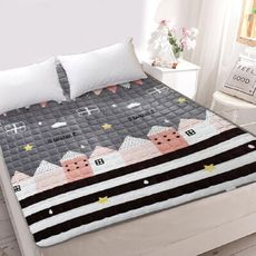 日式法蘭絨床墊(雙人) 三層複合棉軟床墊 舒適軟床墊 日式床墊 榻榻米 床墊 睡墊