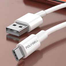 【POLYWEL】USB to Lightning快充線(0.2米) 蘋果i14 安卓 充電線