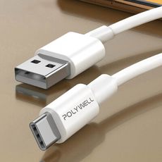 【POLYWEL】USB to Lightning快充線(2米) 蘋果i14 安卓 充電線