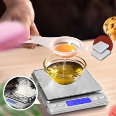 不鏽鋼電子秤 送電池 送托盤 廚房電子秤 料理秤 磅秤 台秤 食物秤 迷你電子秤 烘焙秤