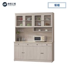 傢俱工場-白雪杉耐磨5.3尺餐櫃