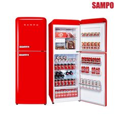 SAMPO聲寶 210公升1級能效歐風美型雙門冰箱 SR-C21D(R)~含拆箱定位+舊機回收